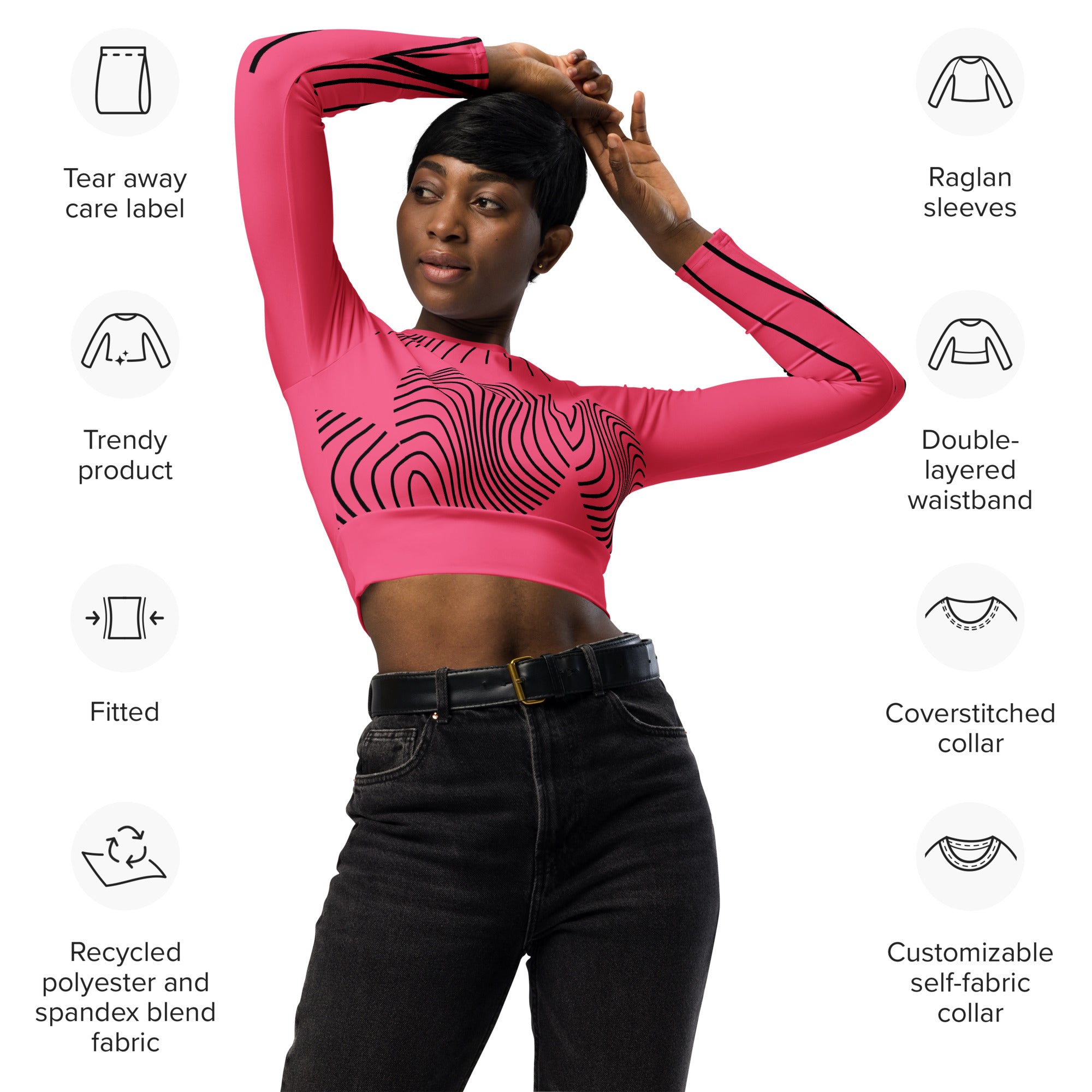 black-cropped-top-gym-yoga-running-dance-top-long-sleeve-viva-magenta-ripplefx-wickedyo3